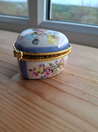'Cunt' Upcycled Large Heart Shaped Trinket Pot With Clasp