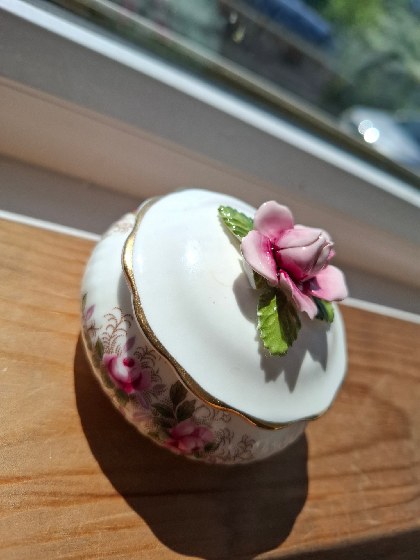 'Cunt' Upcycled Rose Trinket Pot (DISCOUNTED)