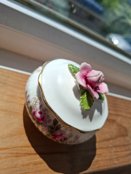 'Cunt' Upcycled Rose Trinket Pot (DISCOUNTED)