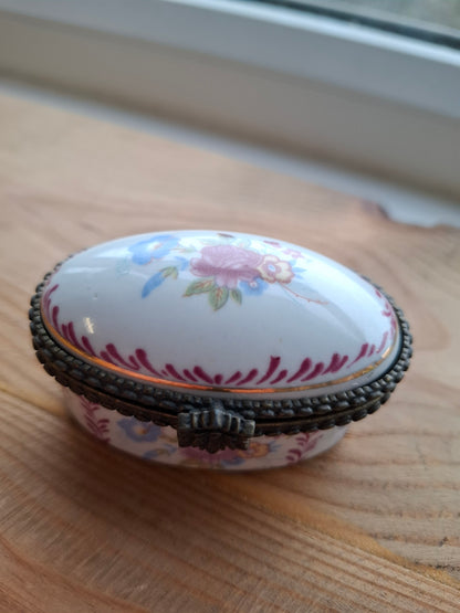 'Slag' Upcycled Oval Shaped Clasped Trinket Pot