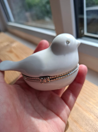 'Cunt' Upcycled White Birdy Trinket Pot