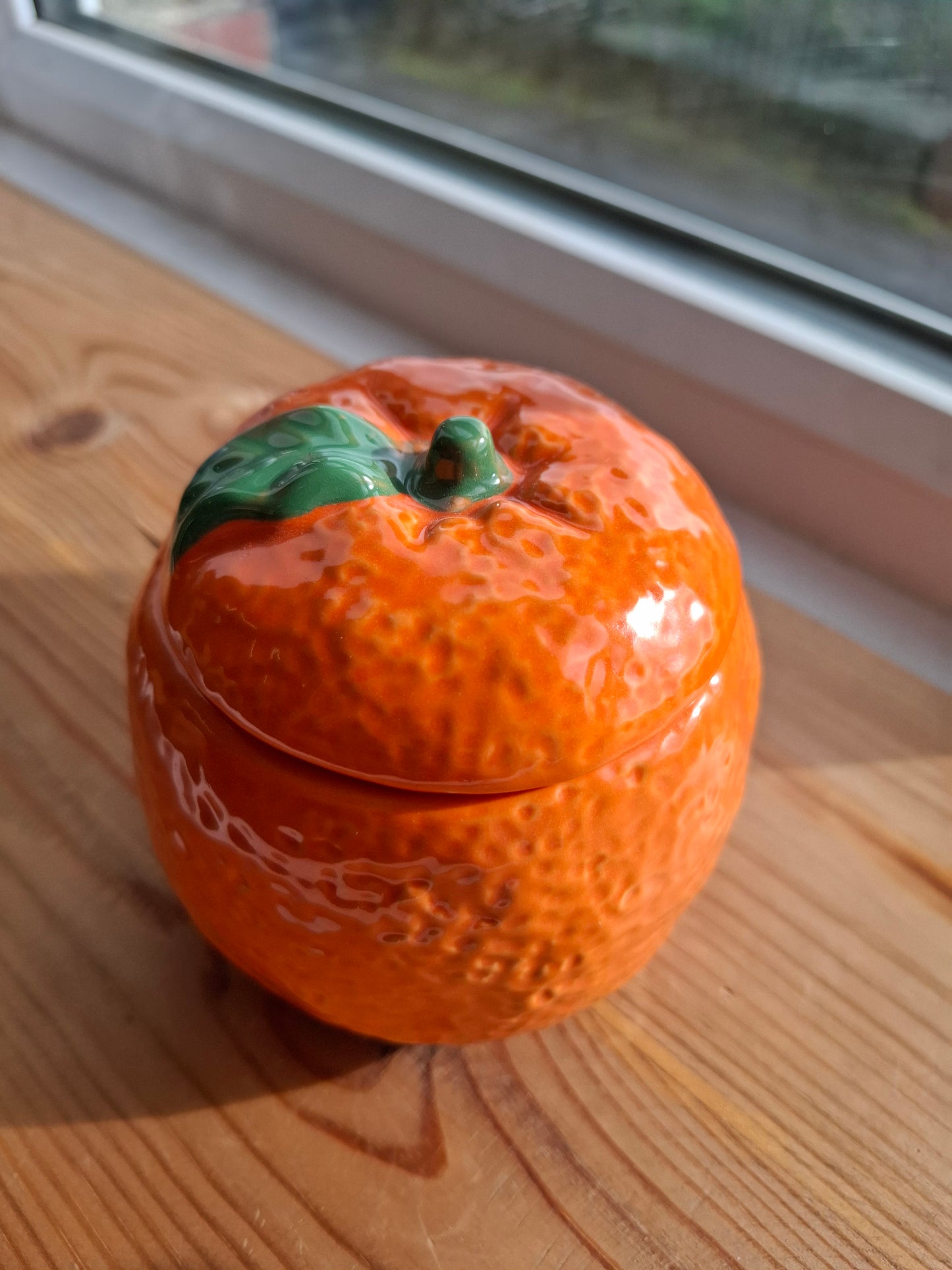 'Cunt' Upcycled Large Chunky Orange Ceramic Pot