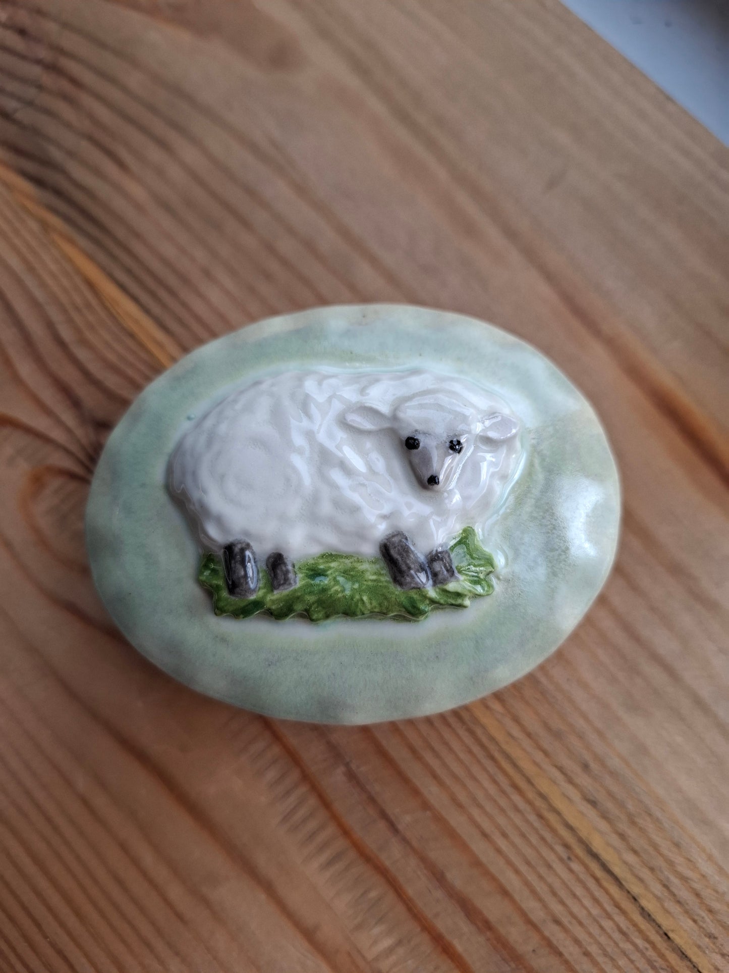 'Twat' Upcycled Sheep Oval Trinket Pot