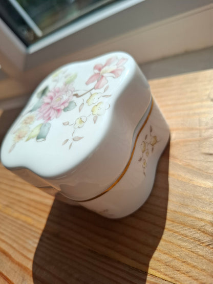'Arse Hole' Upcycled Chunky Floral Trinket Pot