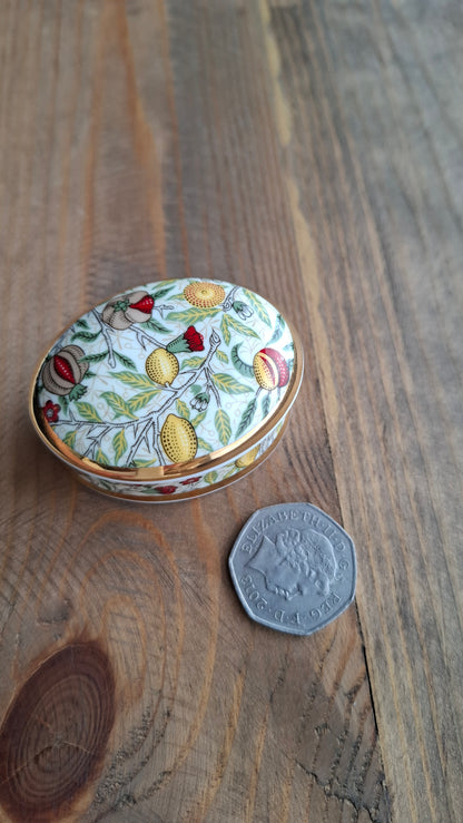 'Cunt' Upcycled William Morris Citrus Obal Shaped Trinket Pot