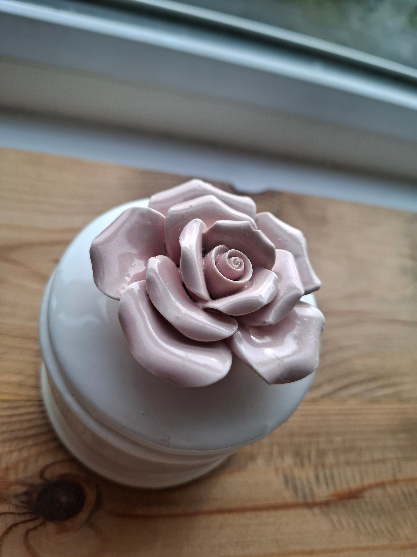 'Slag' Upcycled Rose Trinket Pot