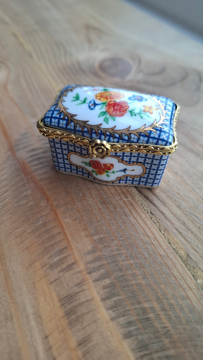 'Cunt' Upcycled Little Blue Chest Trinket Pot