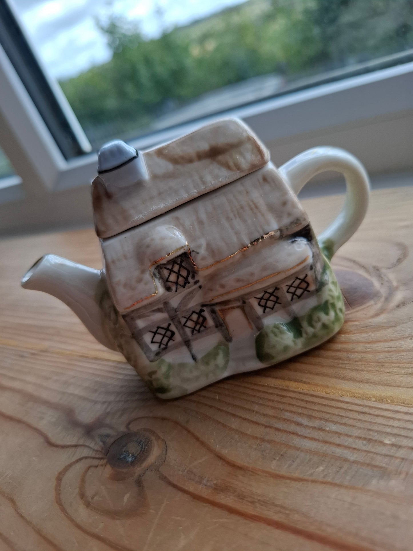 'Cunt' Upcycled Little Cottage Teapot Trinket Pot