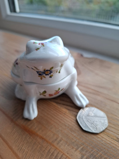 'Bum Hole' Upcycled Personalised Whimsical Frog Trinket Pot