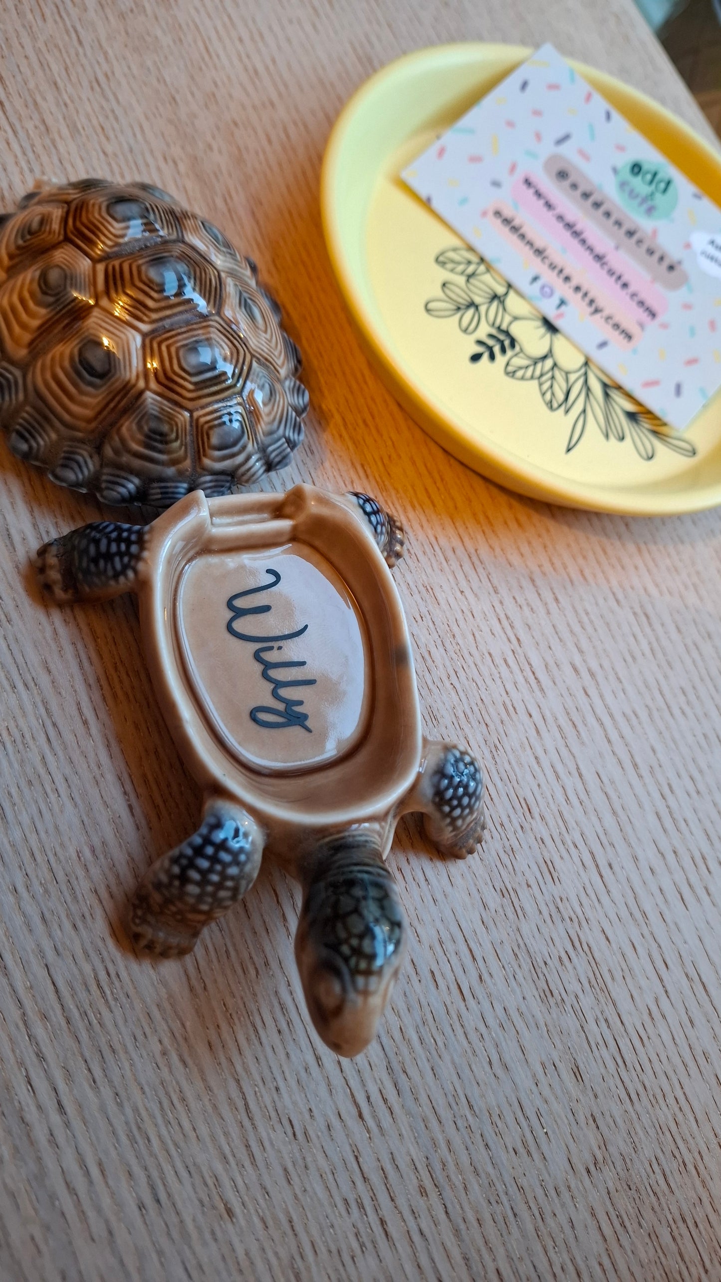 'Willy' Wade Upcycled Tortoise Trinket Pot