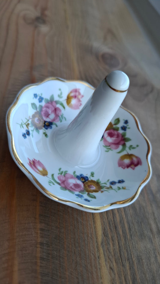 Floral Ring Holder Dish