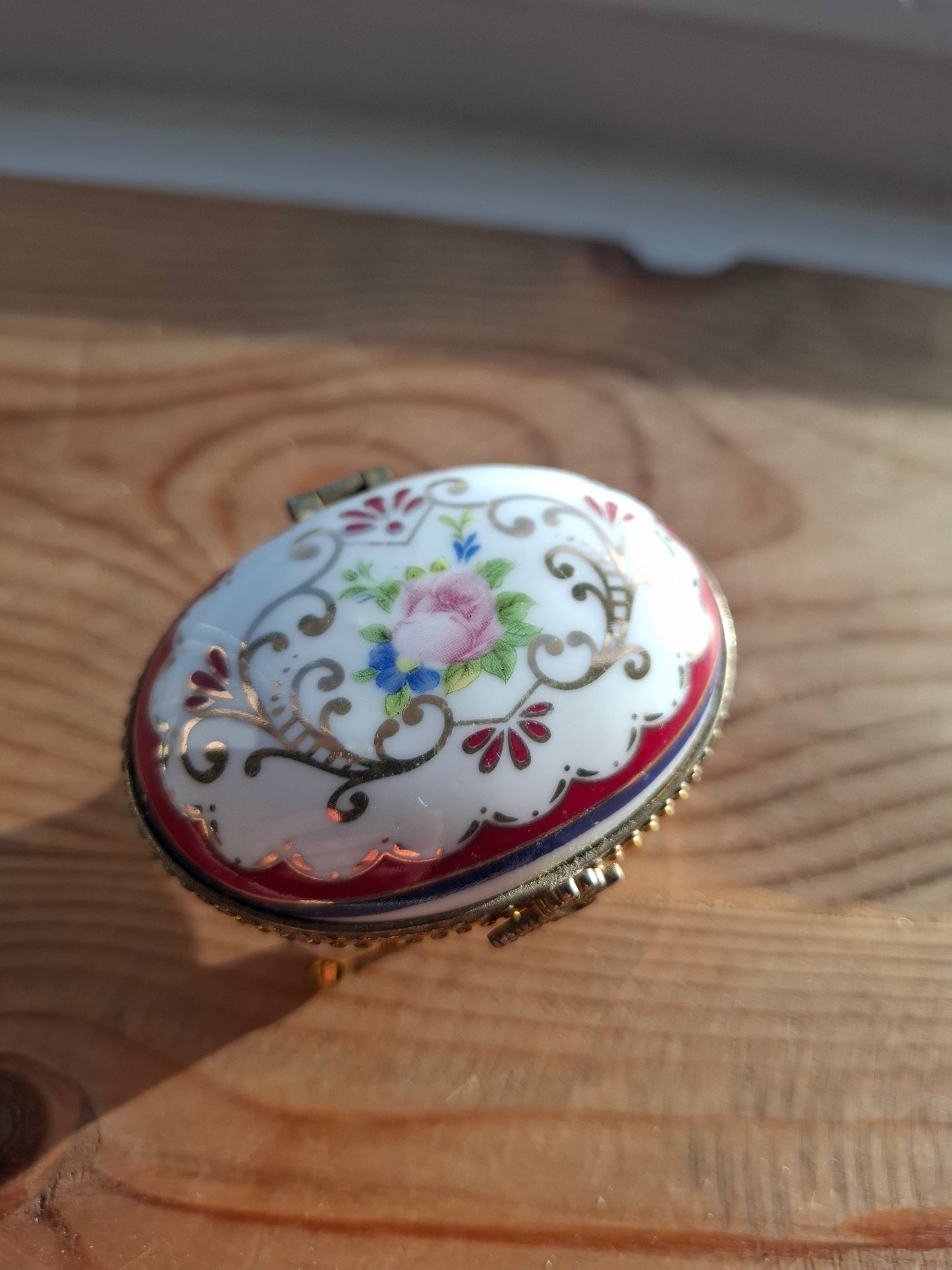 'Twat' Upcycled Oval Shaped Trinket Pot With Little Legs