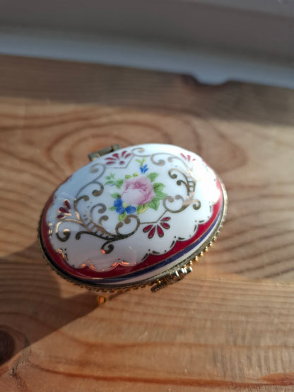 'Twat' Upcycled Oval Shaped Trinket Pot With Little Legs