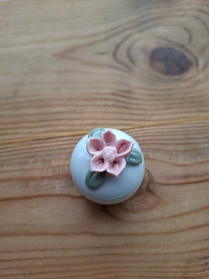'Cunt' Upcycled Little Pink Rose Trinket Pot