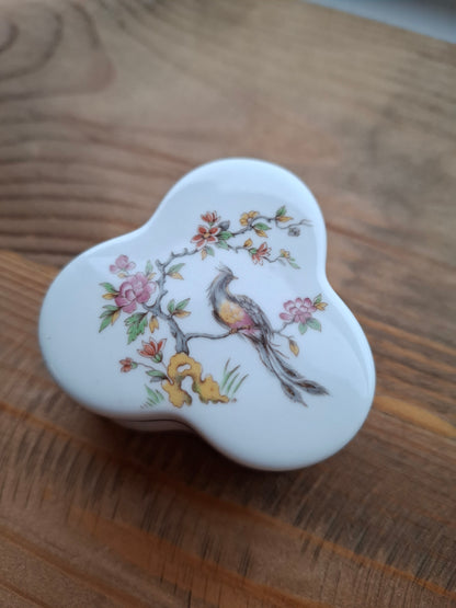 'Cunt' Upcycled Unusual Shaped Floral Birdy Trinket Pot