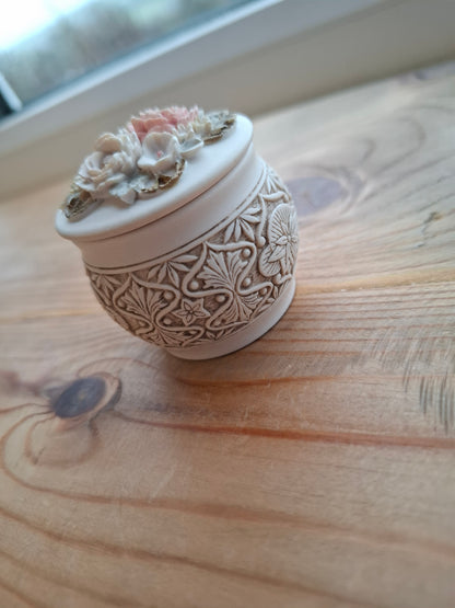 'Cunt' Upcycled Delicate Cream Trinket Pot