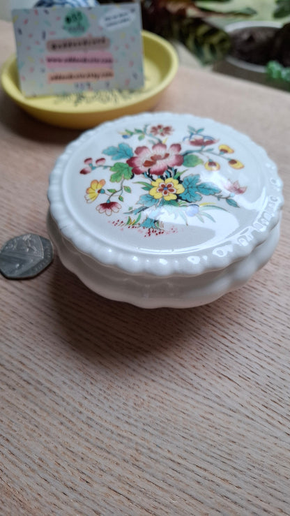 'Piss Flaps' Upcycled Coalport Trinket Pot