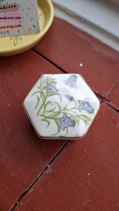 'Ball Bag' Upcycled Bluebell Trinket Pot