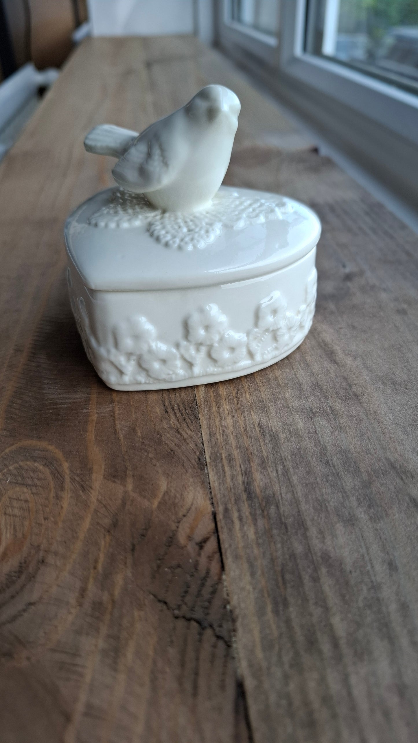 'Cunt' Upcycled White Bird Trinket Pot
