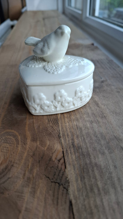 'Cunt' Upcycled White Bird Trinket Pot