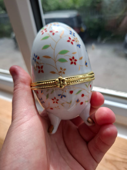 'Cunt' Upcycled Fancy Egg Trinket Pot With Legs