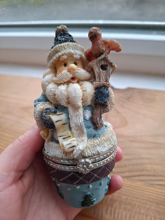 'Cunt' Upcycled Small Santa Ceramic Ornament Pot