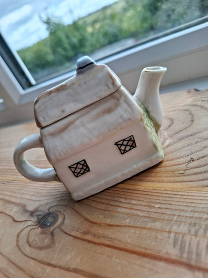 'Cunt' Upcycled Little Cottage Teapot Trinket Pot