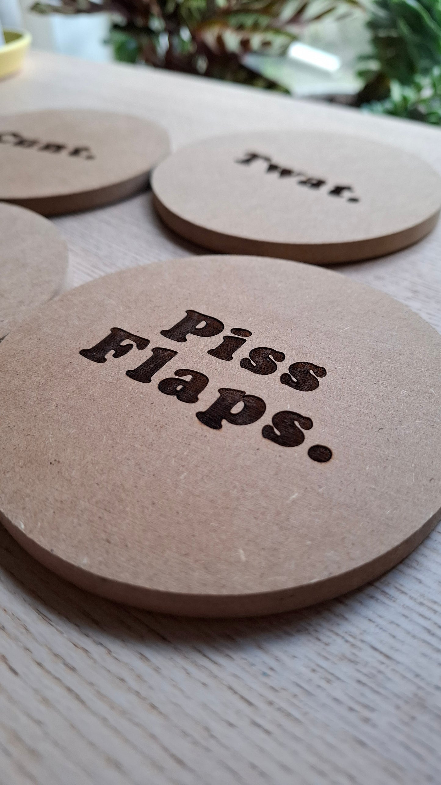Cursey Coasters (Circle)