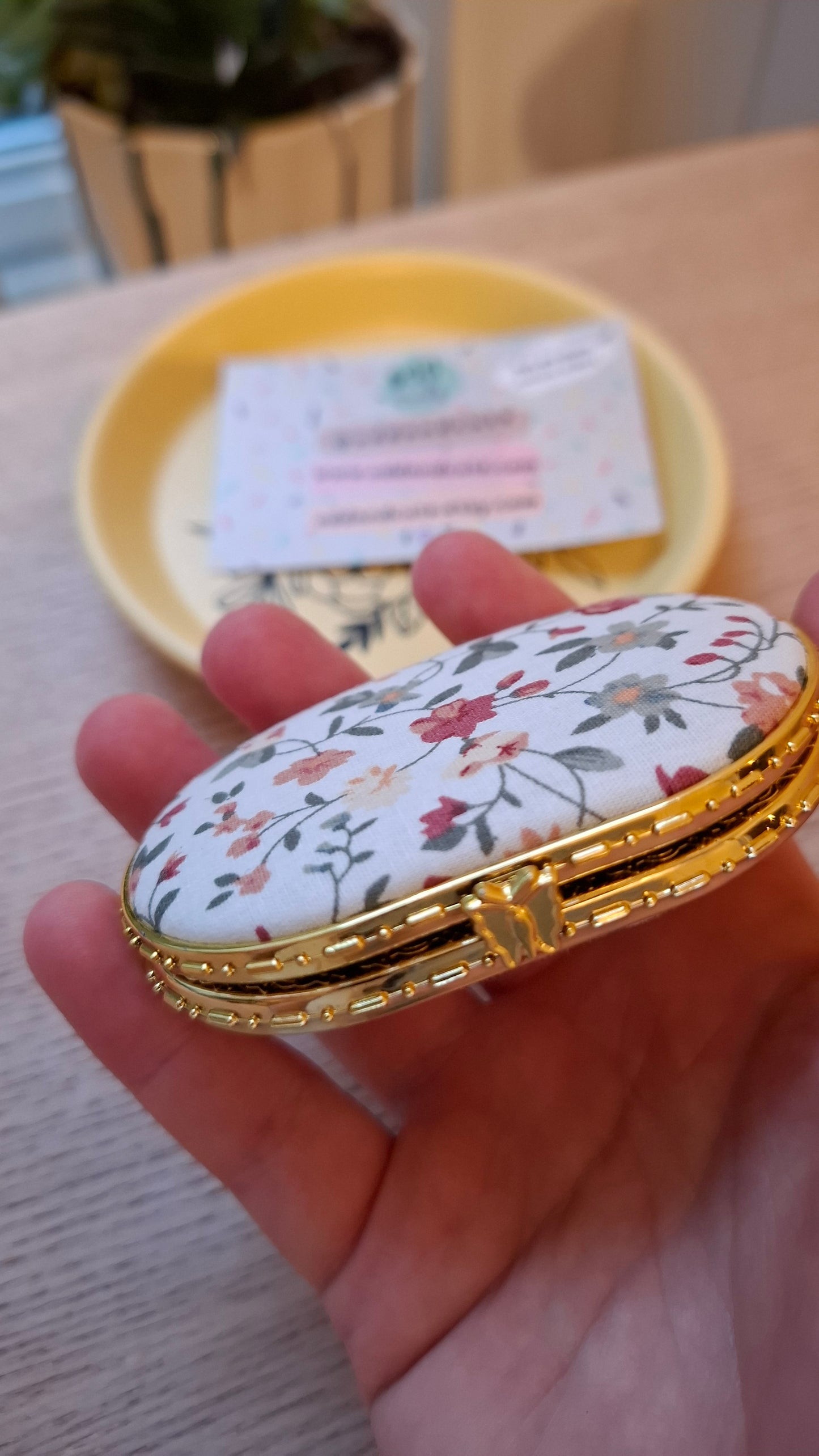 'Cunt' Compact Mirror, Oval Shape