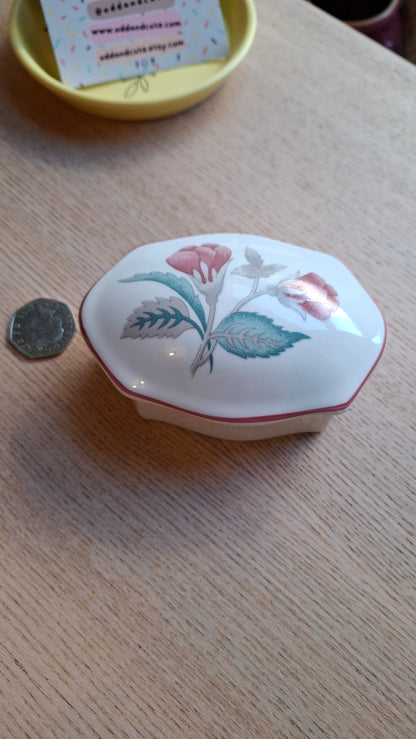 'Bollocks' Floral Trinket Pot