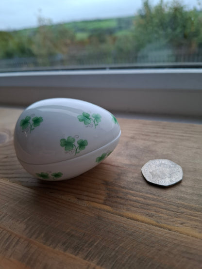 'Cunt' Upcycled Lucky Four Leaf Clover Egg Trinket Pot