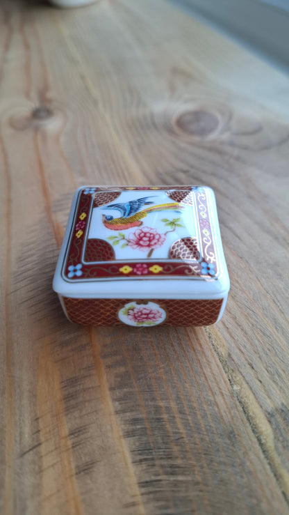 'Twat' Upcycled Little Square Bird Trinket Pot