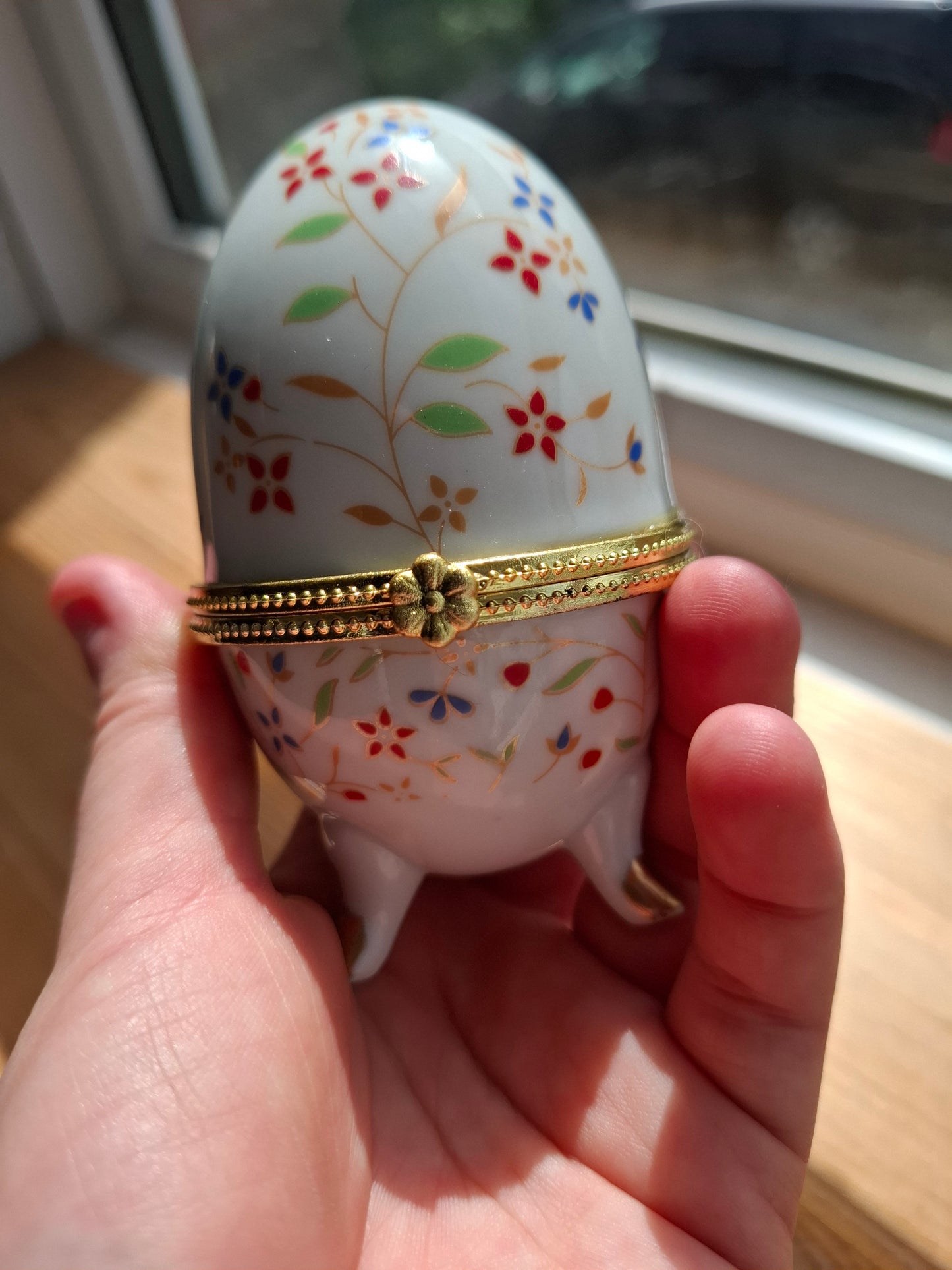 'Cunt' Upcycled Fancy Egg Trinket Pot With Legs
