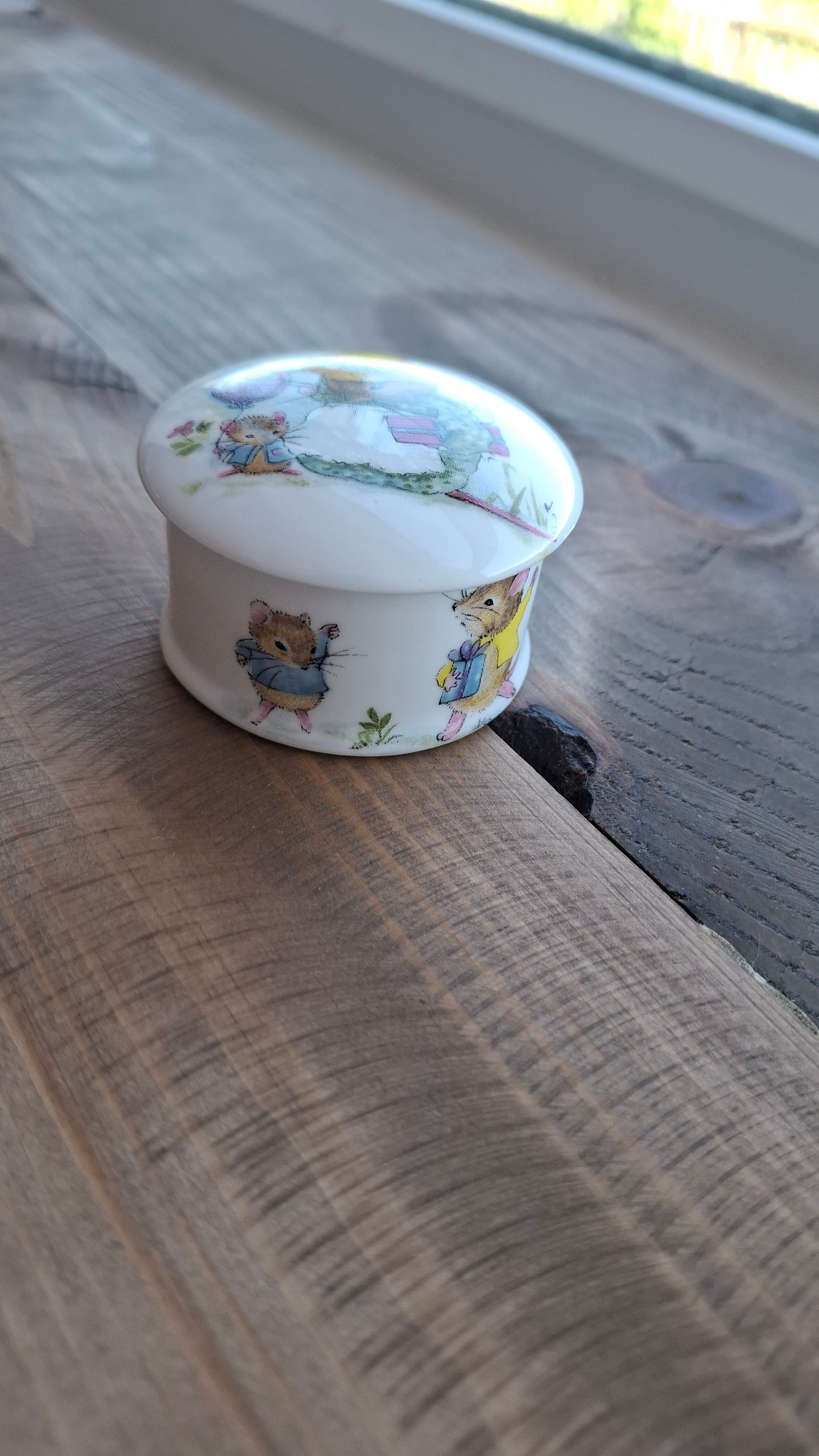 'Cunt' Upcycled Cute Mouse Trinket Pot