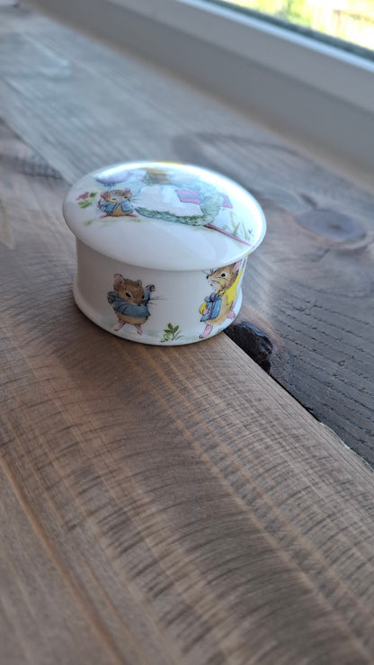 'Cunt' Upcycled Cute Mouse Trinket Pot