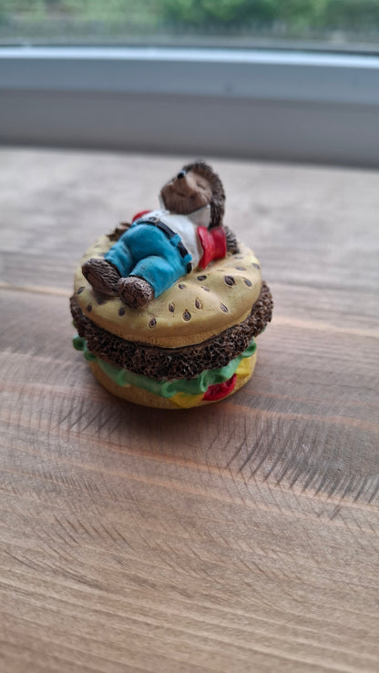 'Cunt' Upcycled Small Hedgehog Burger Trinket Pot