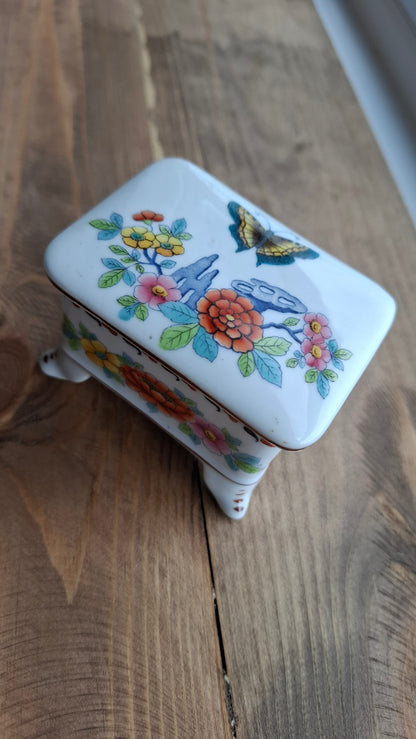 'Fanny Flaps' Upcycled Chest Style Trinket Pot