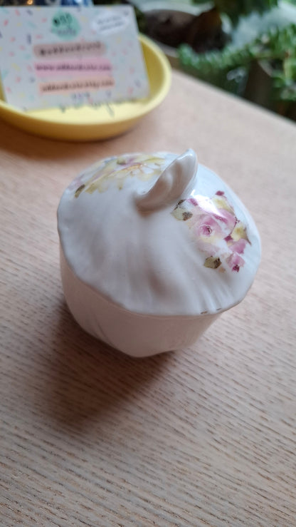 'Git' Upcycled Small Floral Trinket Pot