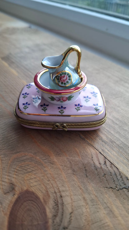 'Bell End' Upcycled Jug Trinket Pot With Clasp