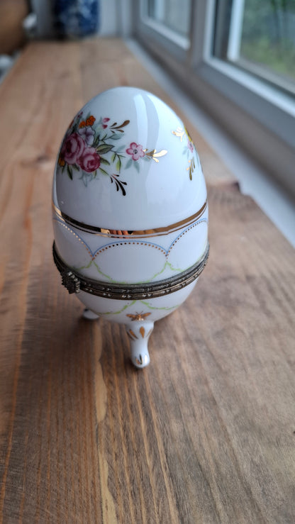 'Cunt' Upcycled Fancy Egg Trinket Pot With Legs
