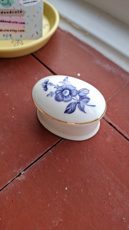 'Twat' Upcycled Oval Shaped Trinket Pot