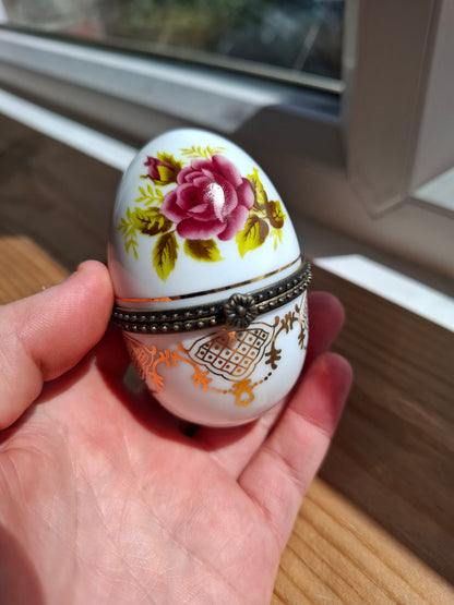 'Cunt' Upcycled Small Egg Shaped Trinket Pot