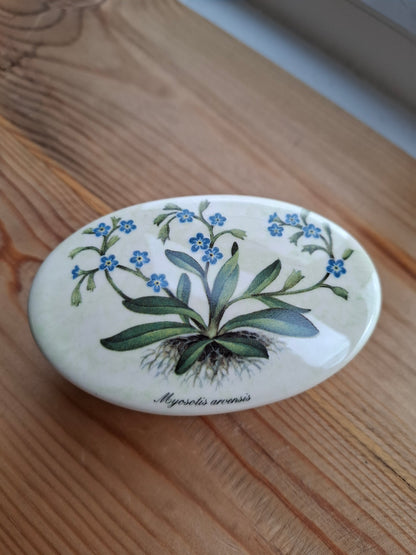 'Wanker' Upcycled Oval Flower Trinket Pot